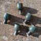 Original signed stoneware tumbler cups.