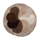 Brown Round "Flower" Desso Carpet