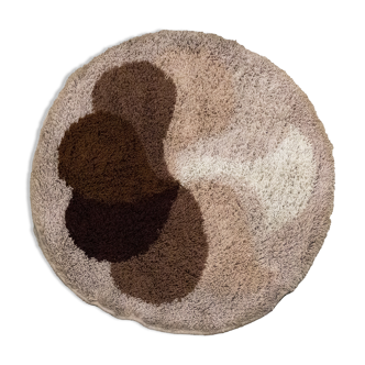 Brown Round "Flower" Desso Carpet