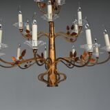 Chandelier 16 lights style 1940
