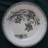 Set de 6 assiettes terre de fer vert foncé "Raoul"