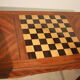 Mahogany game table in the Louis XV style