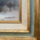 HST painting "Bouquet of wild flowers" signed Serge Cucca (1946) + frame