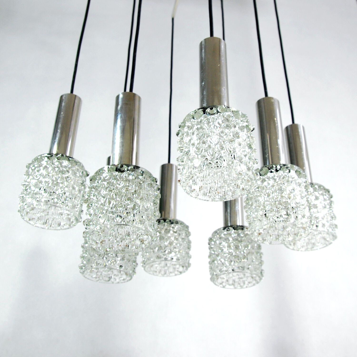 Cascade lamp by Wortmann & Filz Germany 70s.