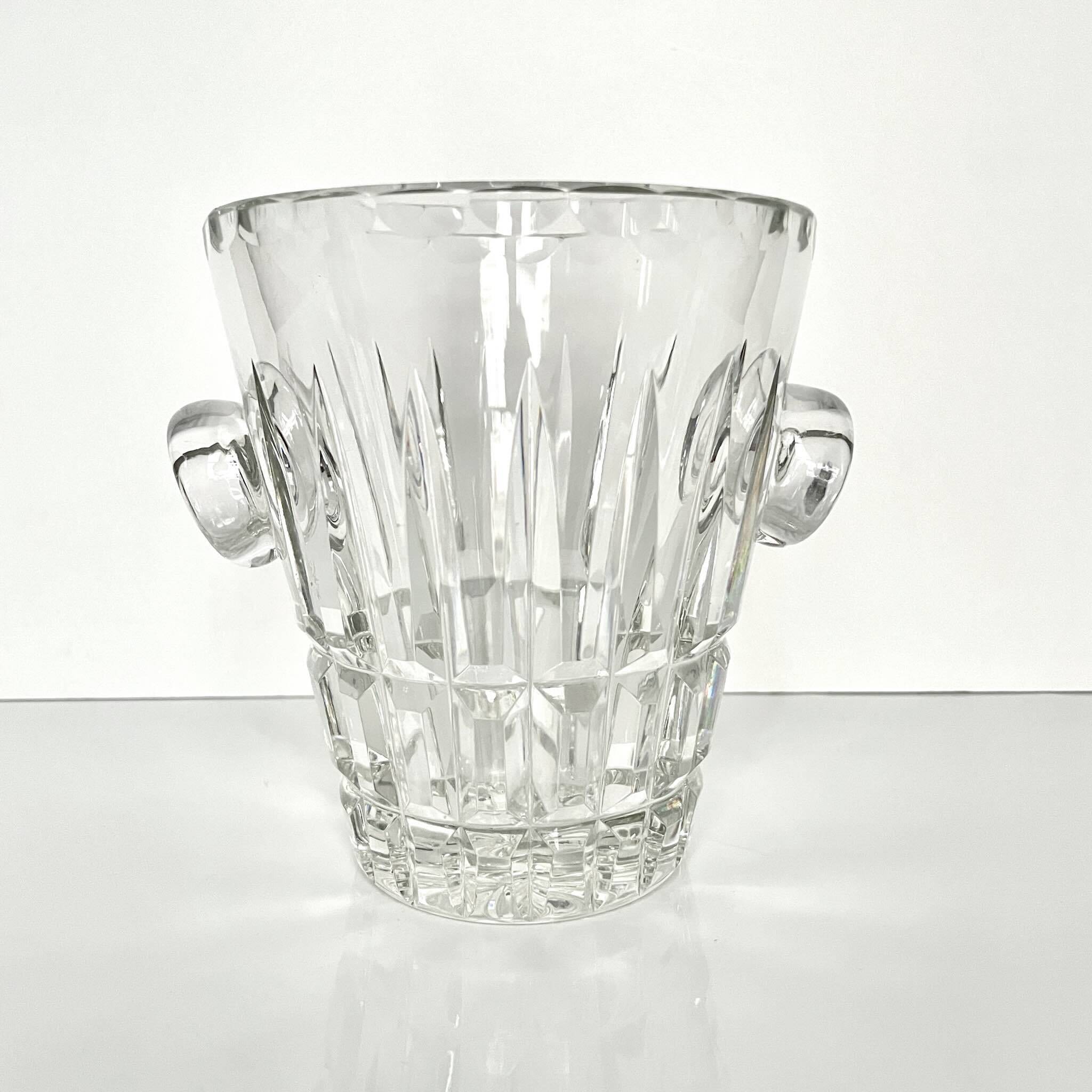 Saint-Louis Crystal Ice Bucket | Manhattan | Second half of the 20th century