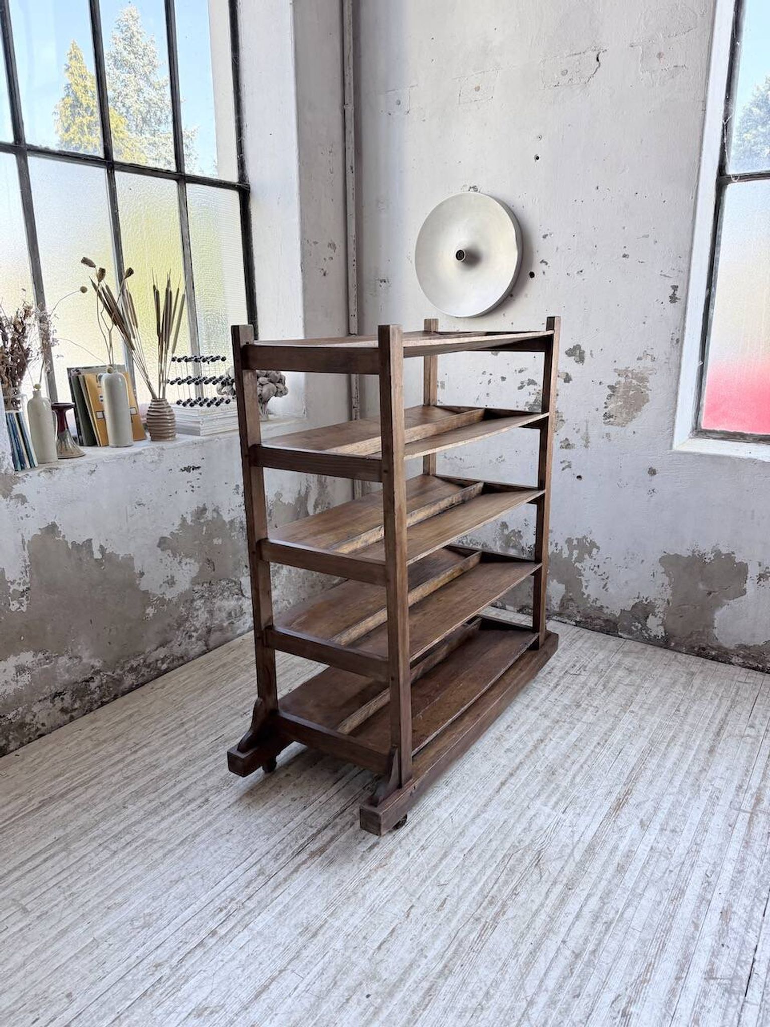 Old bakery shelf from the 1950s.