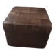 De Sede Vintage Leather Patchwork Pouf
