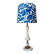 Alabaster lamp with gilding and seashells