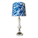 Alabaster lamp with gilding and seashells