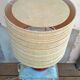 Ceramic lamp and teak by Krosselbach 1970