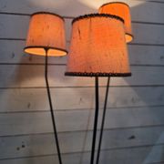 1950s/60s tripod floor lamp with 3 lights.