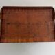Wooden coffee table with a lovely square pattern, serving tray, 1960s, Germany.