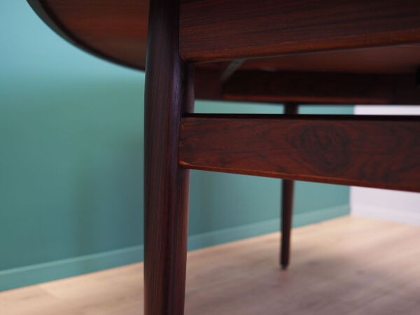 Table ovale en palissandre d'Arne Vodder, Sibast 1950
