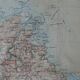 Carte ancienne Saint Brieuc, Lamballe, Tréguier, Loudeac