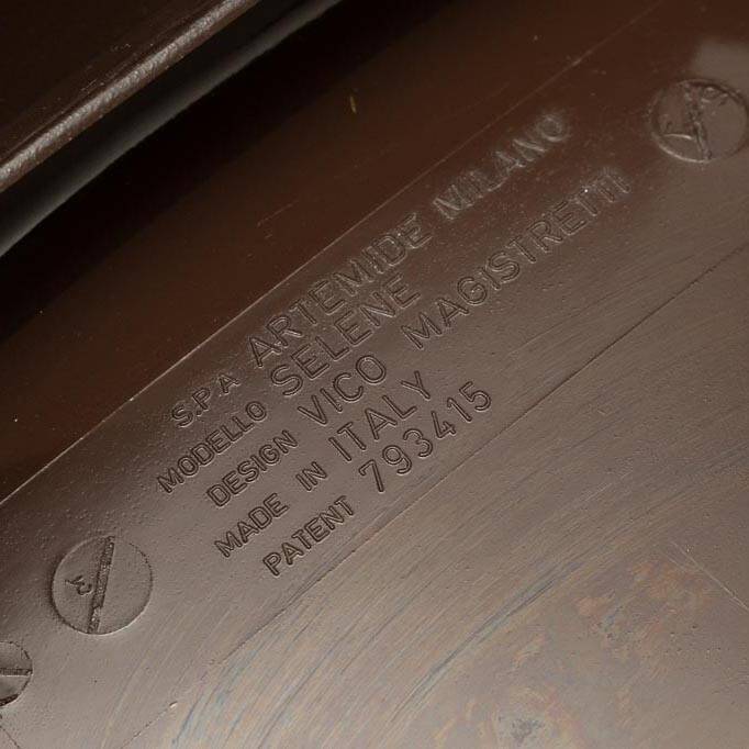 Pair of Selene chairs by Vico Magistretti for Artemide – iconic 1960s plastic design