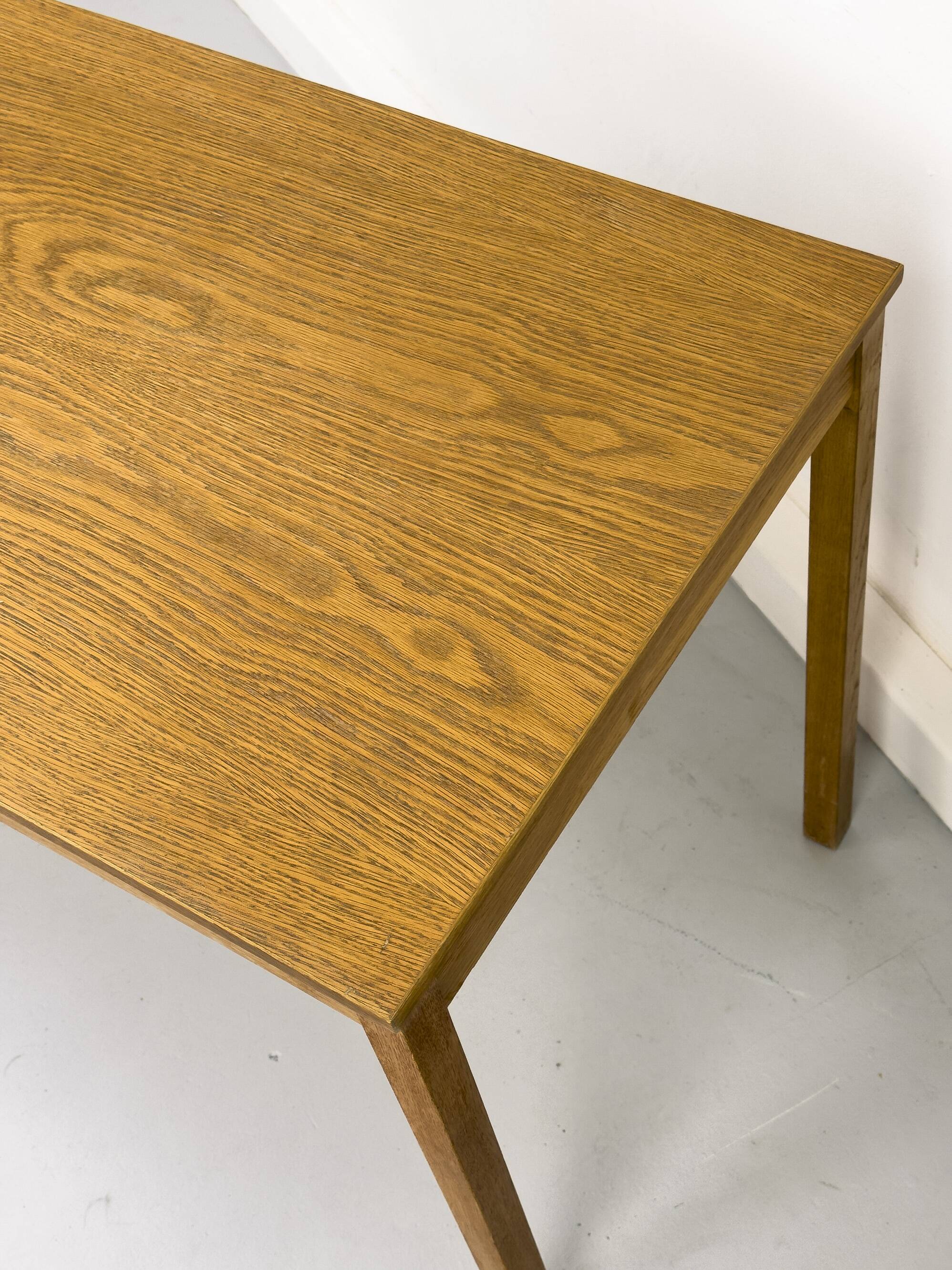 Oak Desk with Three Drawers from Domino Møbler, 1970s