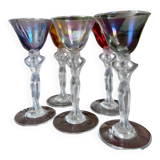 Bayel crystal liqueur glasses