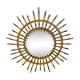 Miroir soleil rotin 56 cm