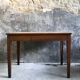 Small oak farmhouse table with large drawer - 110 cm