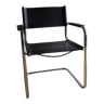 Deux fauteuils style MG5 Grassi en skaï