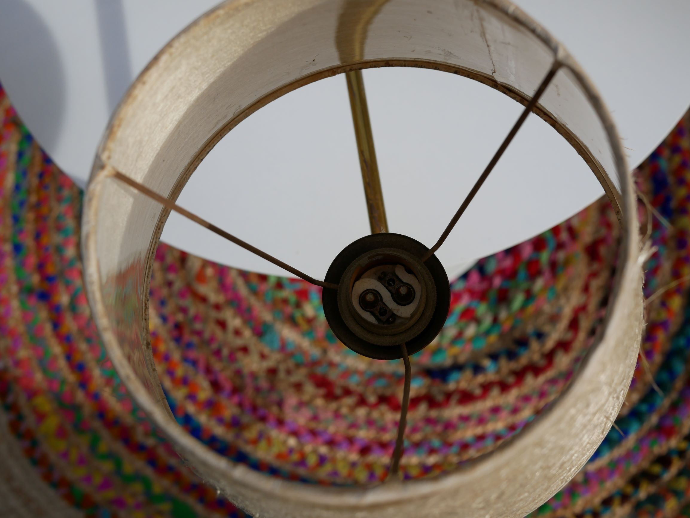 Vintage brass chandelier