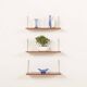 Danish mid-century floating shelves in teak, set of 3, 1960s