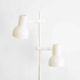 Lampadaire vintage en métal blanc, Ikea