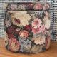 Pouf en velours 1970