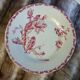 6 antique flat plates in ironstone