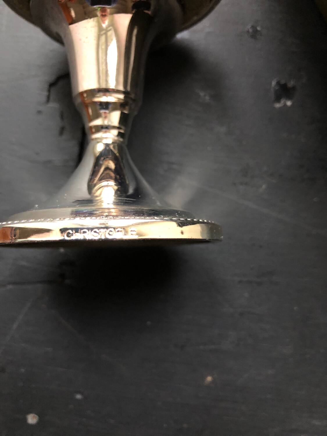 Pair of Christofle candlesticks