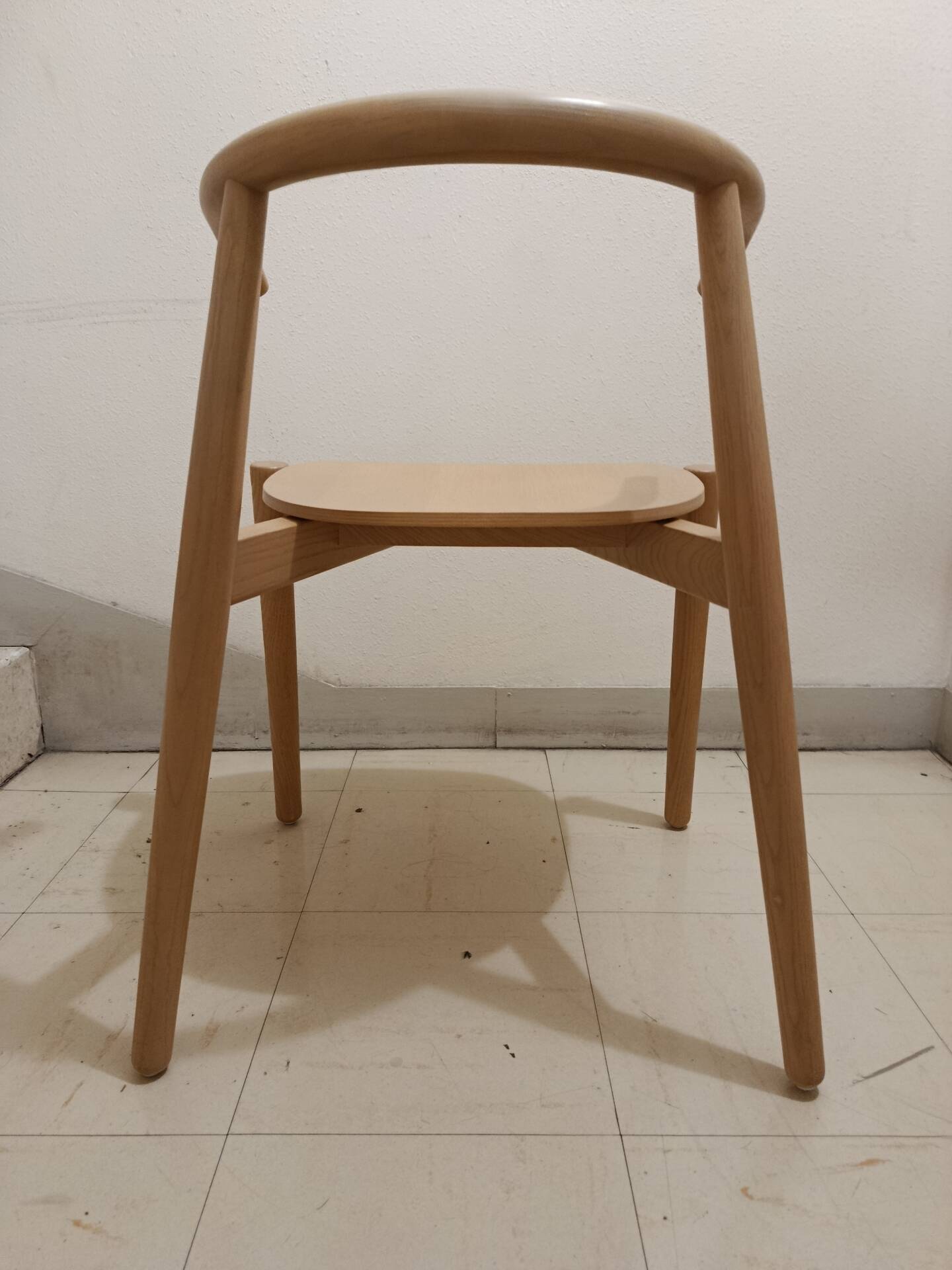 Solid wood design chair