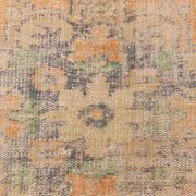 6x10 Turkish Light Orange Cream Vintage Rug, 195x313Cm