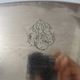 Silver-plated service bell Ecruis monogrammed 240517