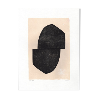 Painting 30x40cm • Half stone M579 • signed Eawy