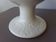 Vase sur pied en céramique craquelée