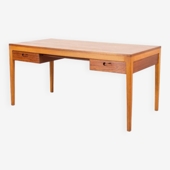 Scandinavian minimalist desk exotic wood 60's