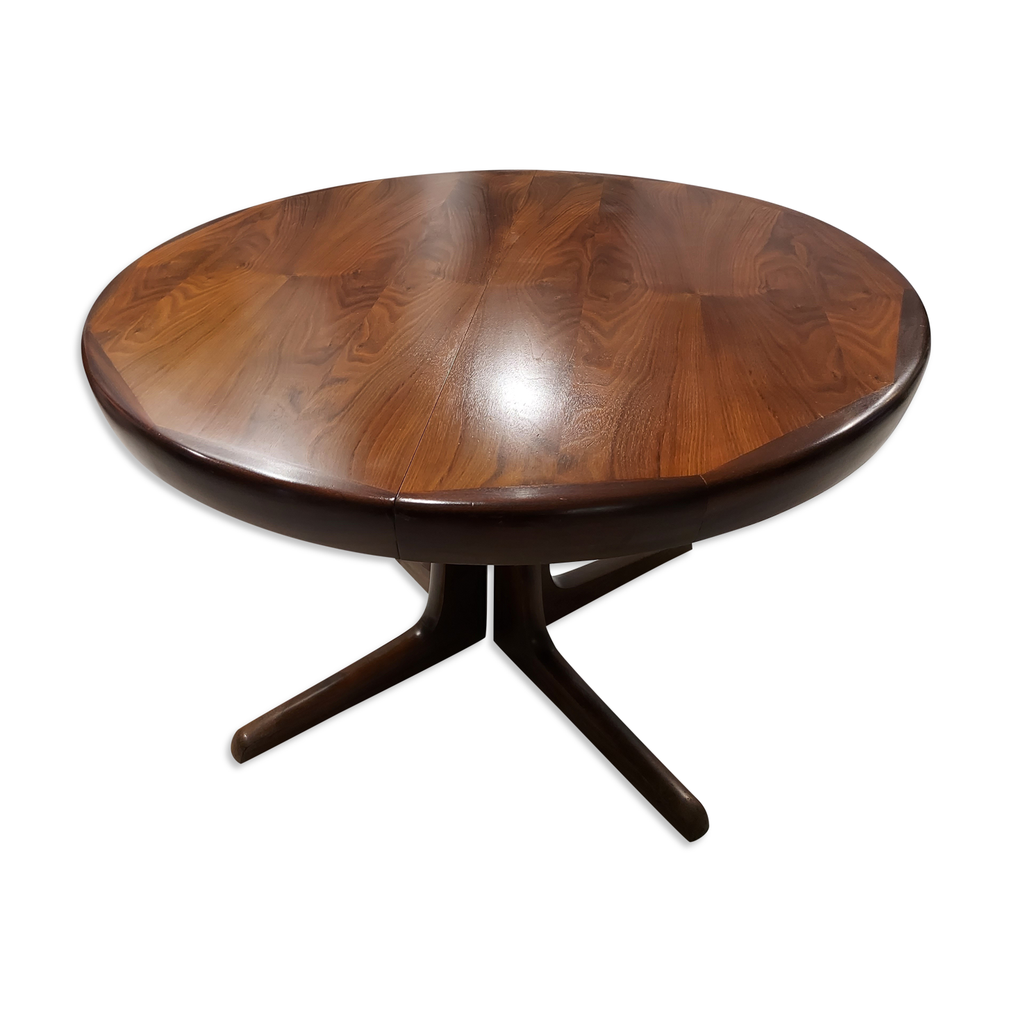 Extendable dining table baumann vintage 1970s baumann