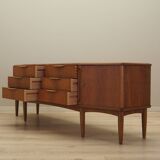 Walnut sideboard, Danish design, 1960s, production: Denmark