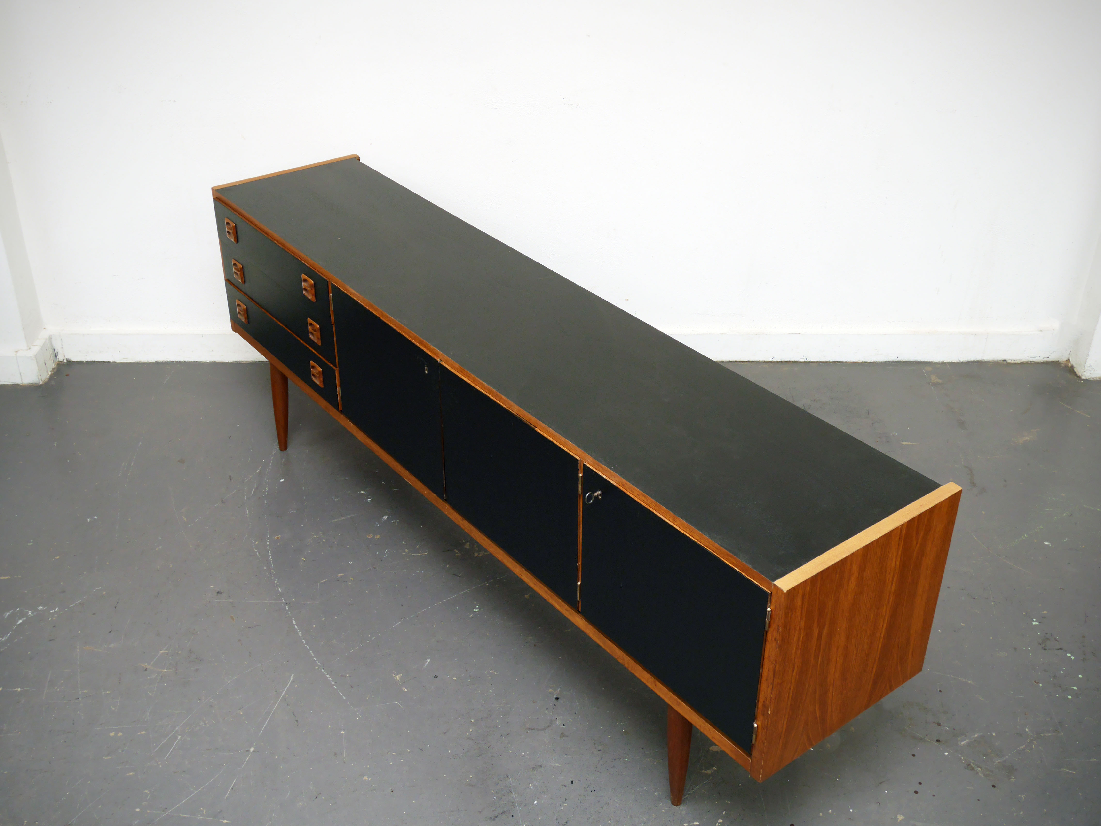 Sideboard Scandinavian teak 200 cm