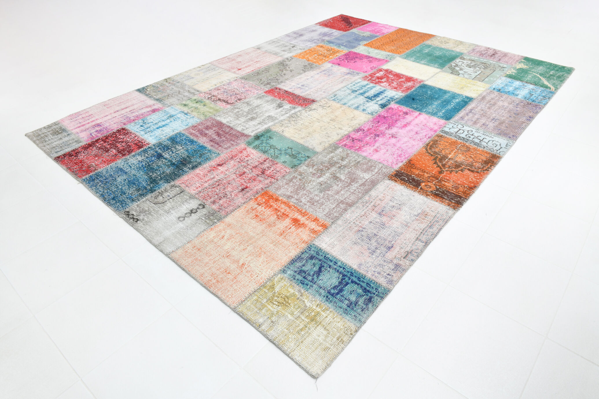 Puzle style vintage rug 354x255cm