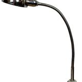 Vintage Chrome Italian Gooseneck Table Lamp, 1960s