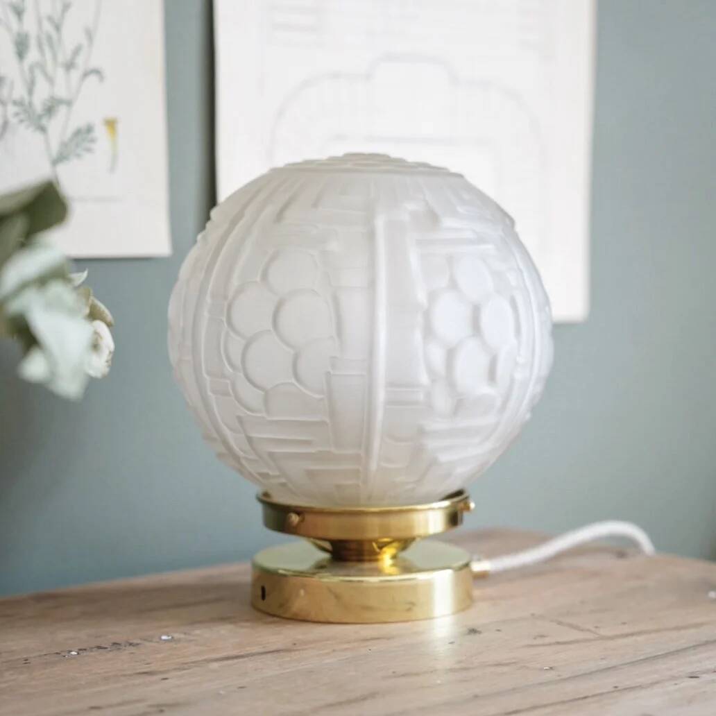 XXL Art Deco scale table lamp