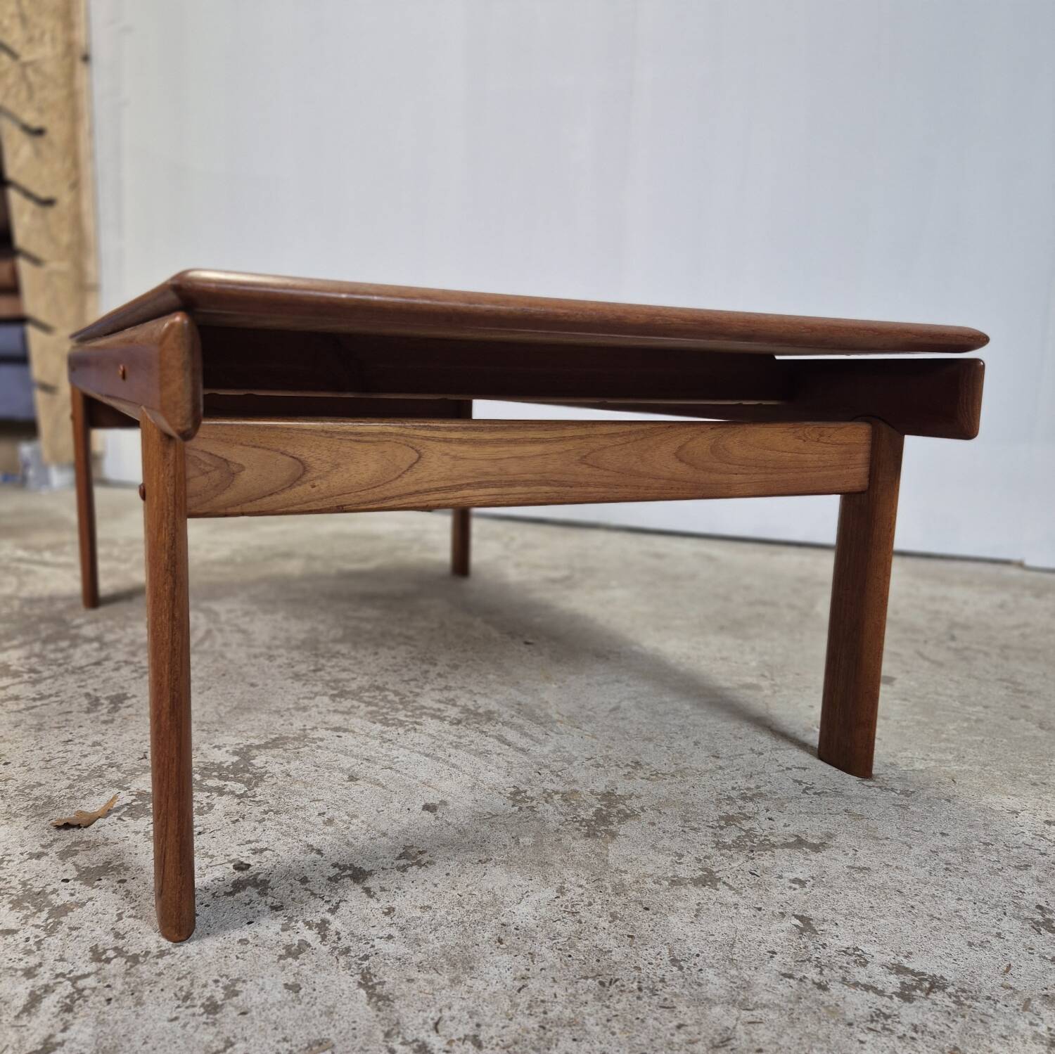 Table basse danoise en teck XXL H.W. Klein, Bramin, années 60