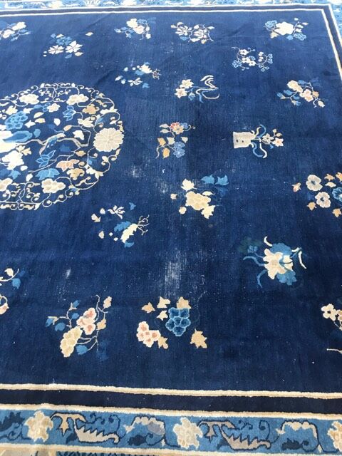 Tapis ancien chinois fait main 308x380 cm