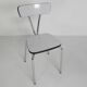 Ensemble de 4 chaises de salle à manger en Formica, années 1960