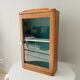 Vintage medicine cabinet in walnut 40/50s