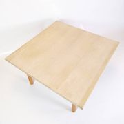 Coffee Table Made In Light Oak By Hans J. Wegner For Andreas Tuck Møbelfabrik From 1960s