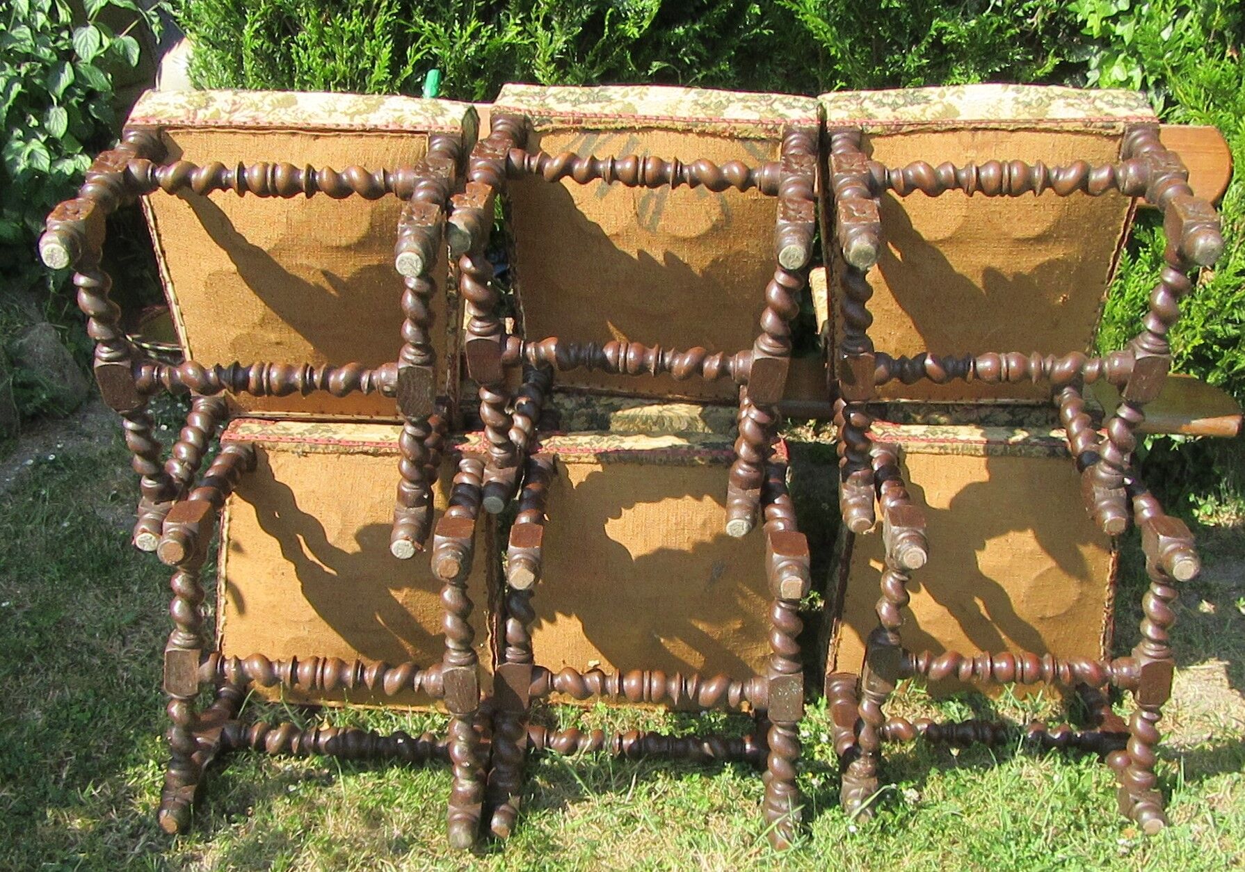 6 louis xiii style chairs