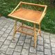 Bedside / side table rattan 1950 vintage
