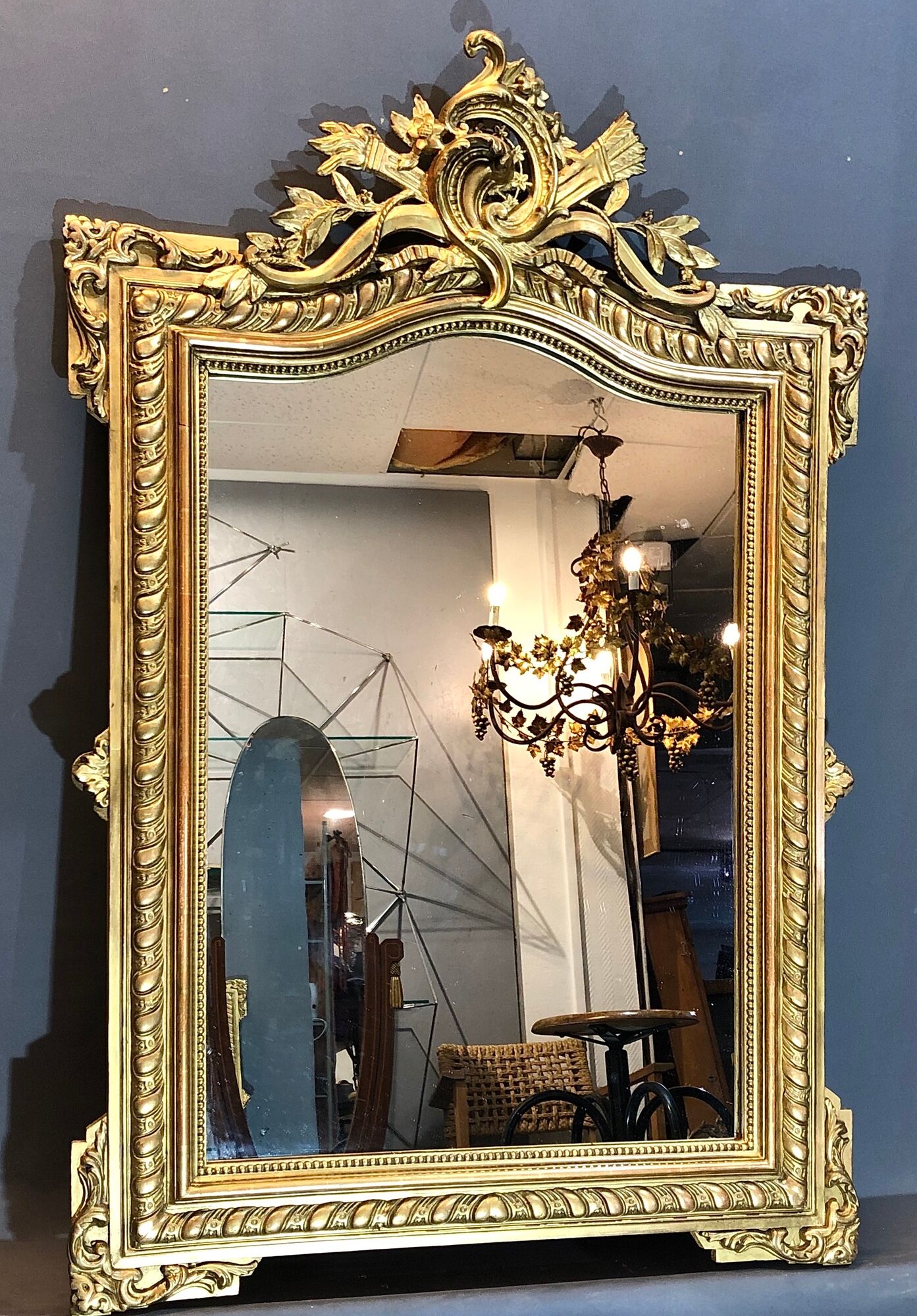 Miroir ancien 123x83 cm XIXè